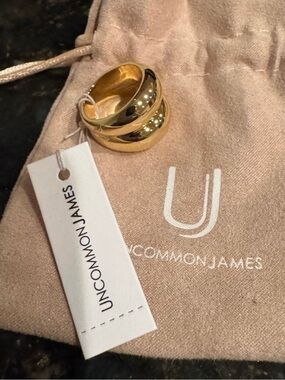 Uncommon James Polished Gold Dome Trio Ring